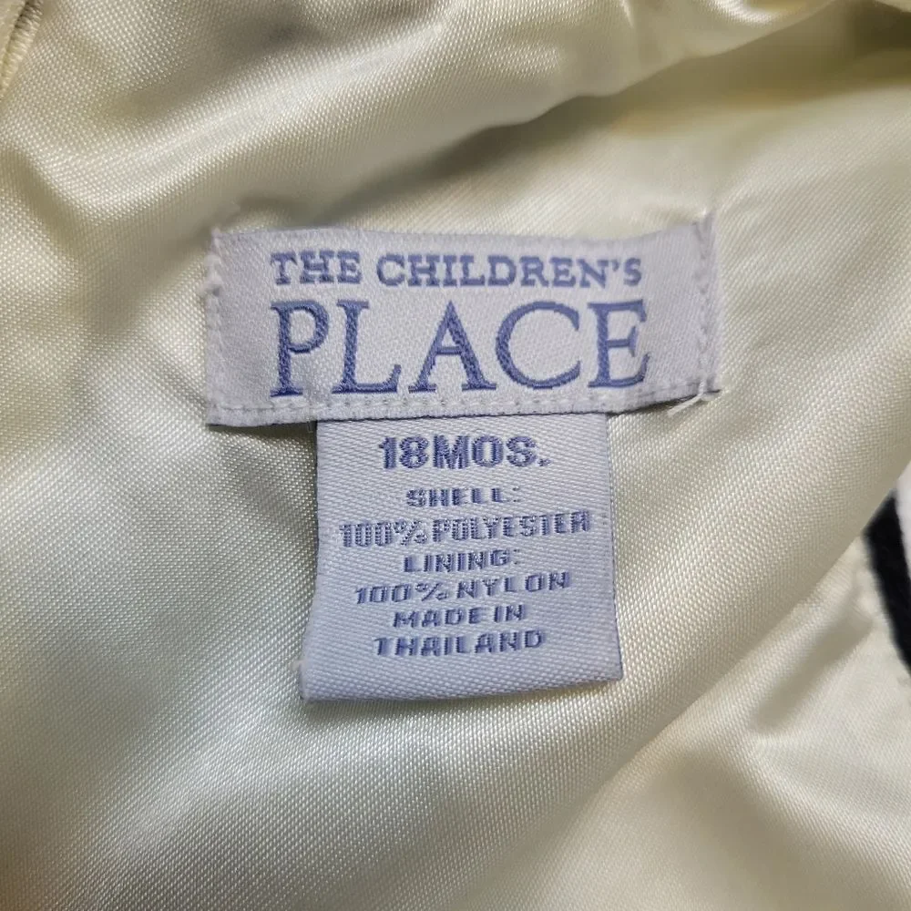 The Children's Place Black and White Girls Cow Print Shift Dress Y2K